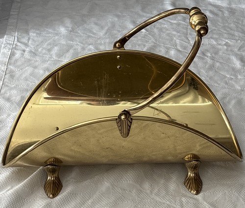Vintage mcm brass footed - brass,